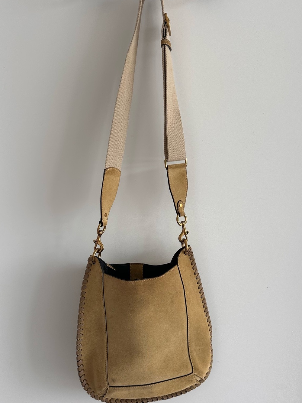 Isabel Marant Oskan Suede Shoulder / Crossbody Bag